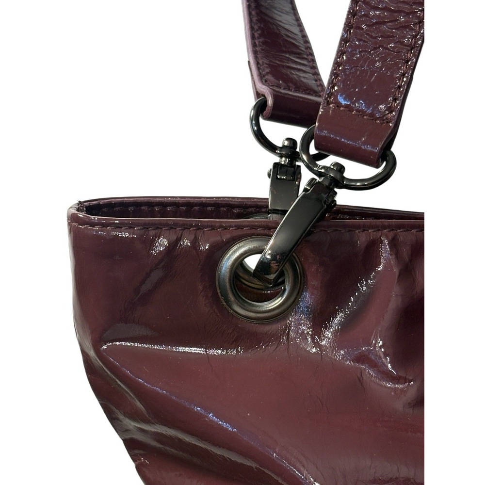 Preview International Purple Handbag Purse NOS From Nordstrom Shiny w/ Tags - Picture 16 of 16